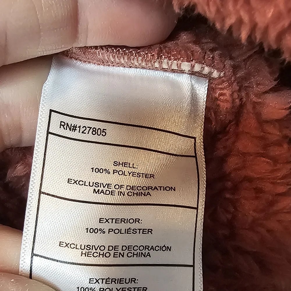 Reebok Girls Hooded Sherpa Jacket
